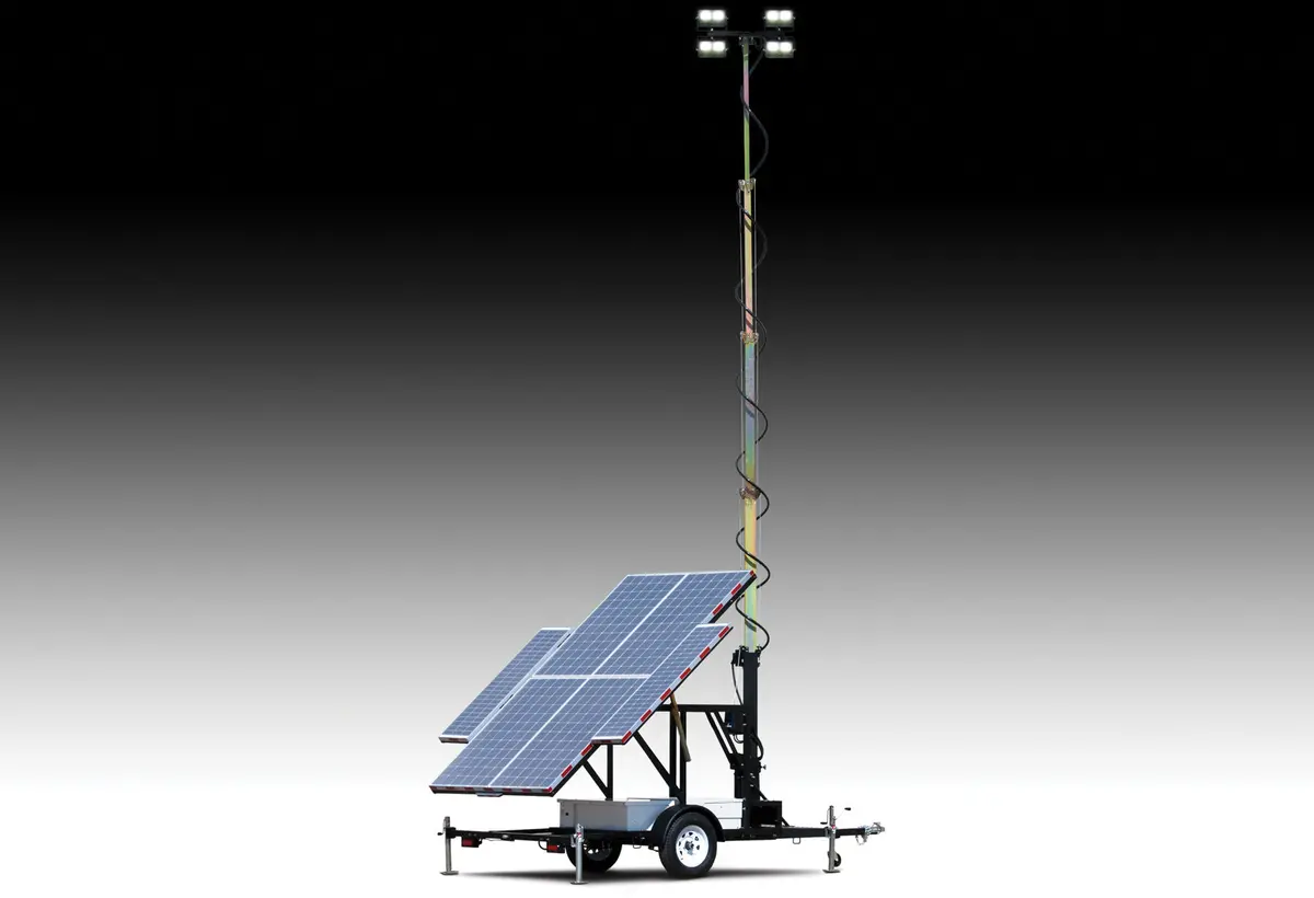 Wanco Large Solar Light Towers Wlts‐Lm 1