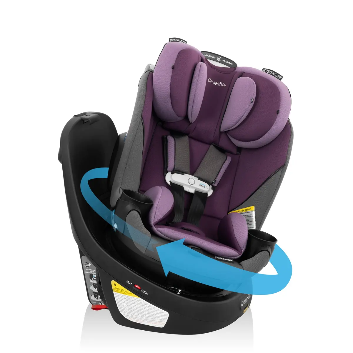 Revolve360 Slim 2-In-1 Rotating Car Seat With Sensorsafe 2