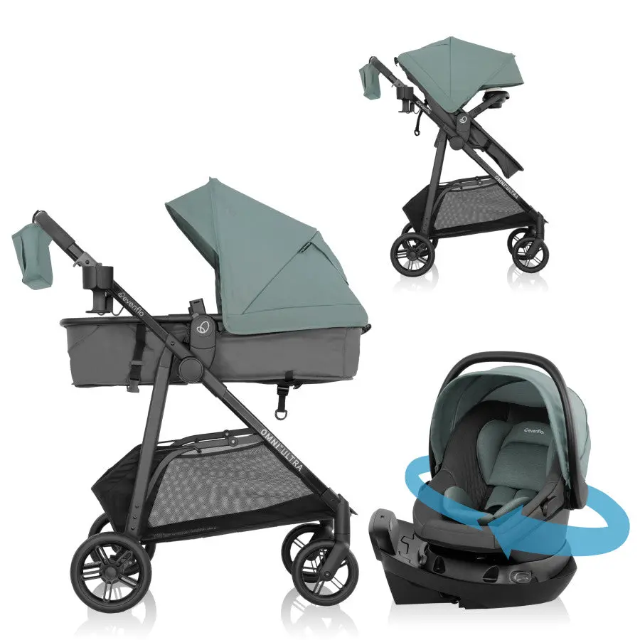 Omni Ultra Travel System With Revolve180 Litemax Nxt Rotating Infant Car Seat 1