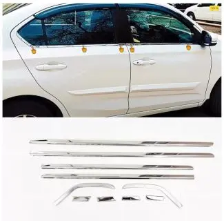 Honda Amaze 2018 Lower Window Chrome Garnish 1