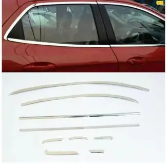 Honda City 2015-2017 Full Window Chrome Garnish 1