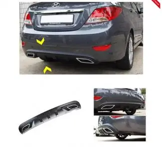 High Quality Abs Rear Diffuser For Hyundai Verna 2011- 2015 1