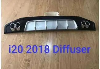 Sporty Rear Diffuser For Hyundai I20 Elite 2018-2020 1