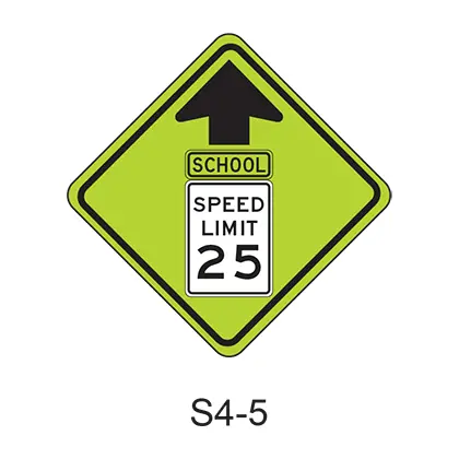 Reduced School Speed Limit Ahead S4-5 1