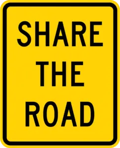 W16-1P Hi 18X24 Share The Road 1