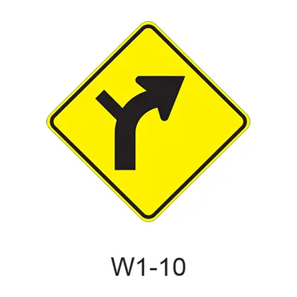 Combination Horiz Align/Intersection W1-10 1