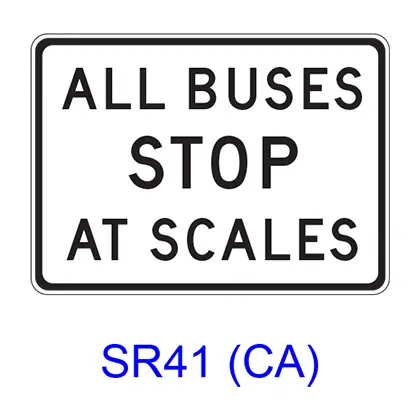 All Buses Stop At Scales Sr41(Ca) 1