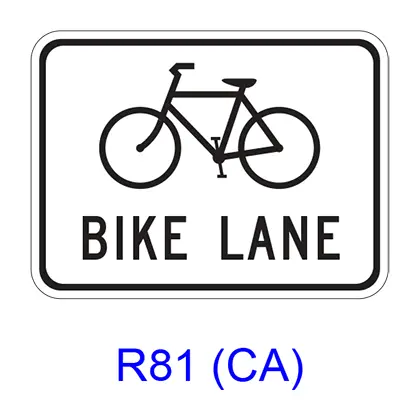 Bike Lane [Symbol] R81(Ca) 1