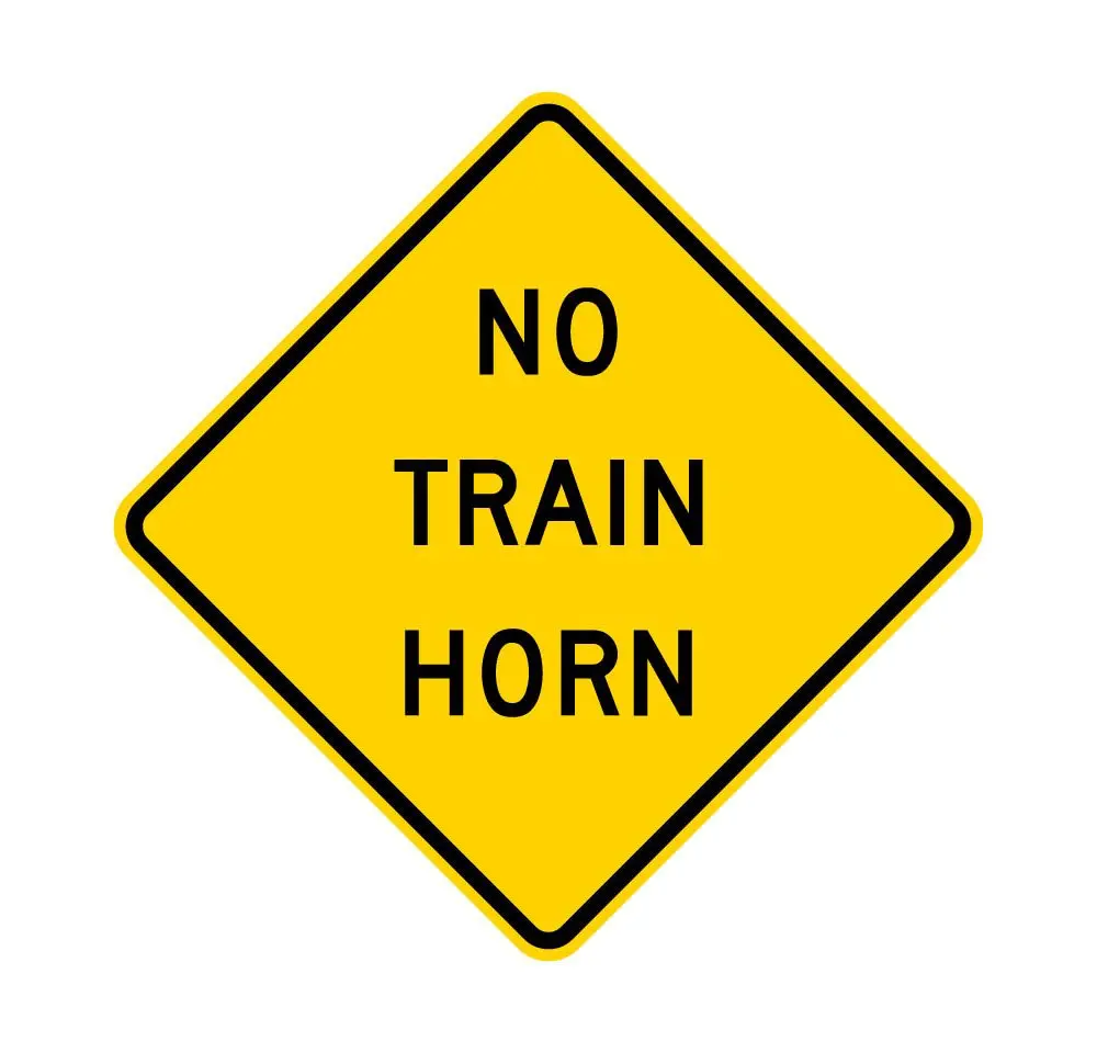 No Train Horn Hi 24X30 1