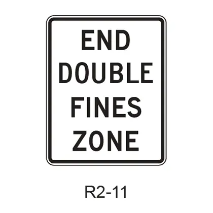 End Double Fines Zone R2-11 1