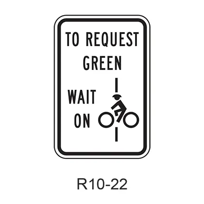 Bicycle Signal Actuation [Symbol] R10-22 1