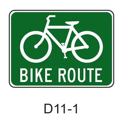 Bike Route [Symbol] D11-1 1