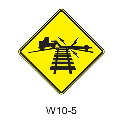Low Ground Clearance Grade Crossing W10-5 1