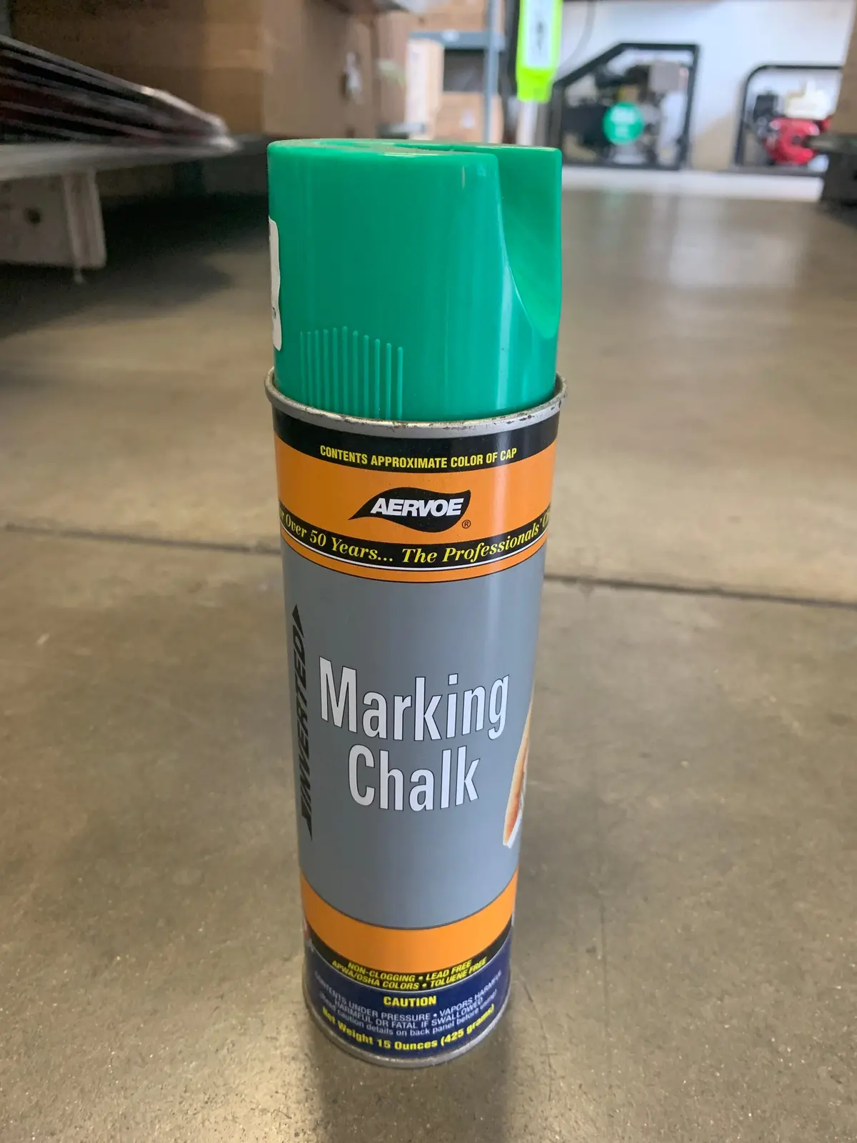 Marking Chalk Spray Green 1