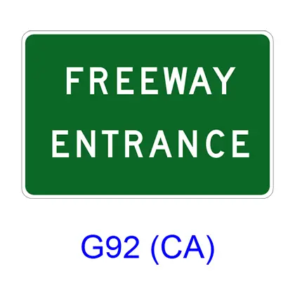 Freeway Entrance G92 (Ca) 1