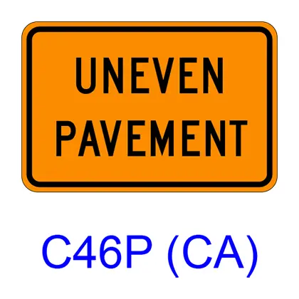 Uneven Pavement [Plaque] C46p(Ca) 1