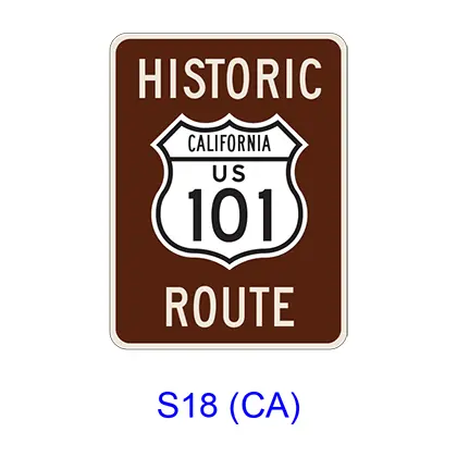Historic Route [Symbol] S18(Ca) 1