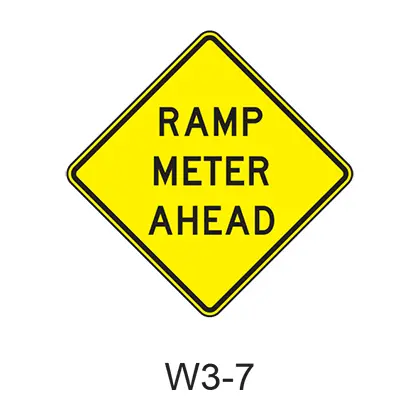 Ramp Meter Ahead W3-7 1