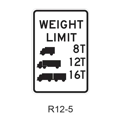 Weight Limit [Symbol] R12-5 1