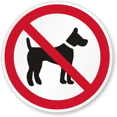 No Pets (No Leash) [Symbol] Ps-017(Ca) 1