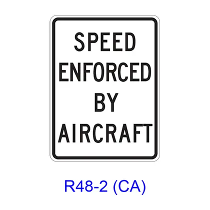 Speed Enforced By Aircraft R48-2(Ca) 1