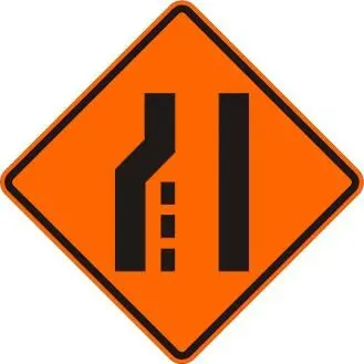 Left Lane Ends Merge W4-2L 1
