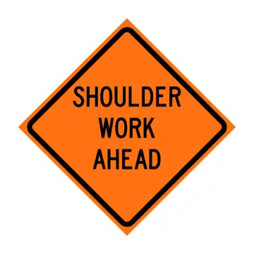 Shoulder Work Ahead  C24 1