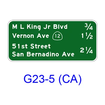 Interchange Sequence G23-5(Ca) 1