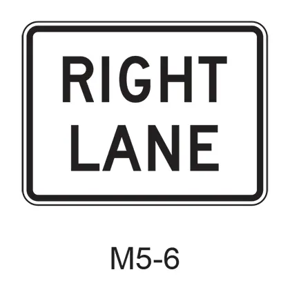Right Lane Designation Aux M5-6 1