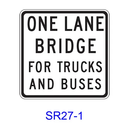 One Lane Bridge For Trucks And Buses Sr27-1(Ca) 1
