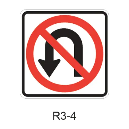 No U-Turn [Symbol] R3-4 1