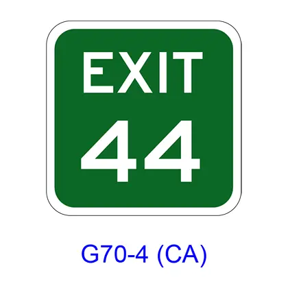Two Line Exit Xx G70-4(Ca) 1