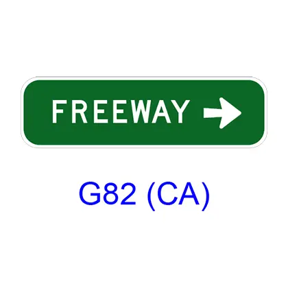 Freeway W/ Arrow G82 (Ca) 1