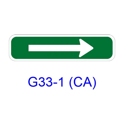 Directional Arrow Auxiliary G33-1(Ca) 1