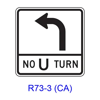 Intersection Lane Control R73-3(Ca) 1