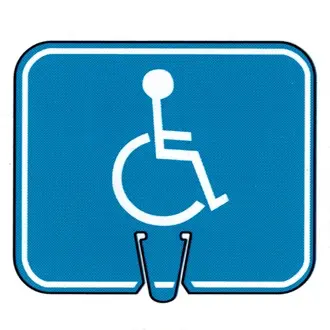 Cone Sign Handicap 1
