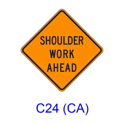 Shoulder Work Ahead C24(Ca) 1