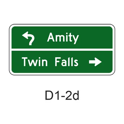 Exit Destination D1-2D 1