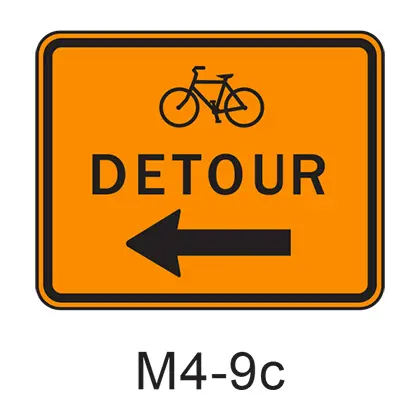 Detour W/ Arrow [Symbol] M4-9C 1
