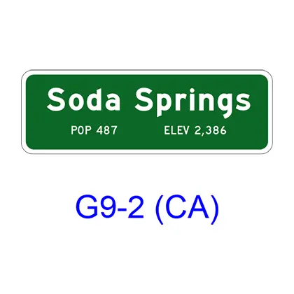 Unincorporated Community G9-2(Ca) 1