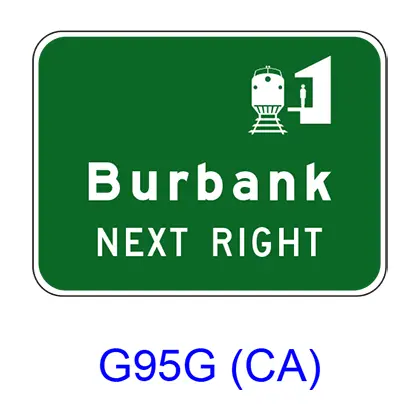 Specific Train Station [Symbol] (Next Right (Left)) G95g(Ca) 1