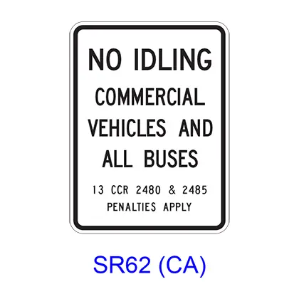 No Idling Commercial Vehicles And All Buses Sr62(Ca) 1