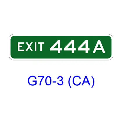 Single Line Exit Xxxx G70-3(Ca) 1