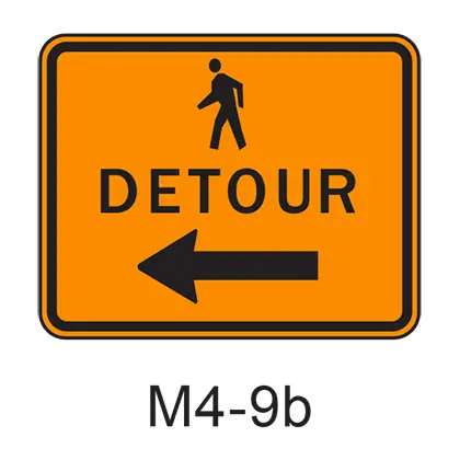 Detour W/ Arrow [Symbol] M4-9B 1