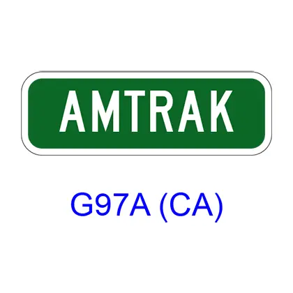 Amtrak [Plaque] G97a(Ca) 1