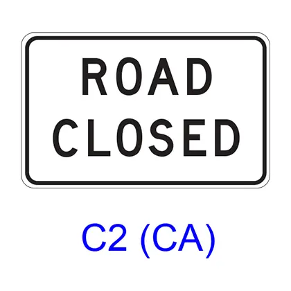 Road Closed C2(Ca) 1