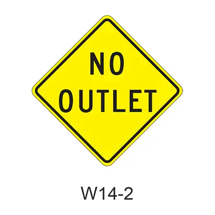 No Outlet W14-2 1