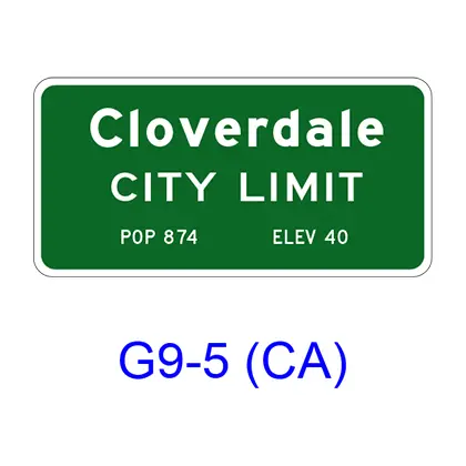 City Limit G9-5(Ca) 1