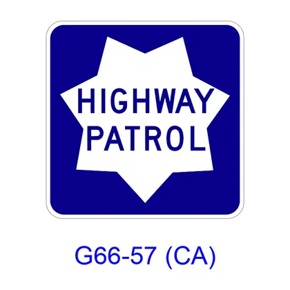 Highway Patrol [Symbol] G66-57(Ca) 1