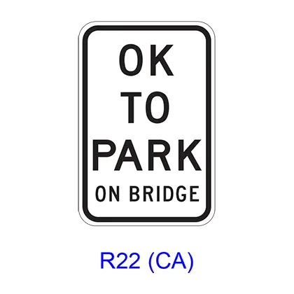 Ok To Park On Bridge R22(Ca) 1